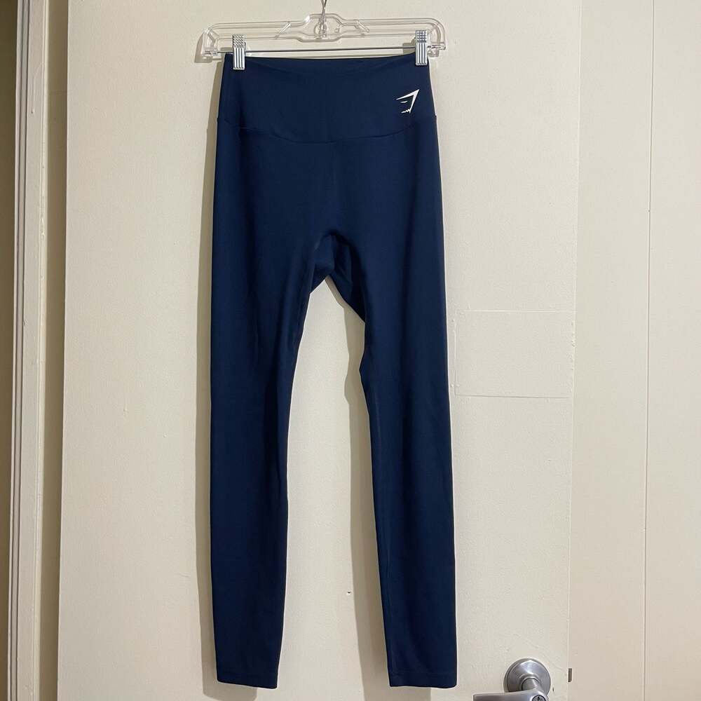 Gymshark Navy Blue High-Waisted Seamless Training Leggings